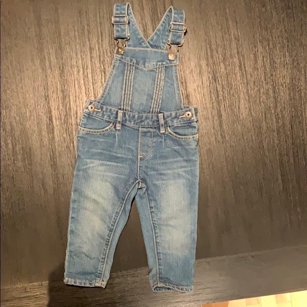 Baby Gap denim overalls size 12-18m